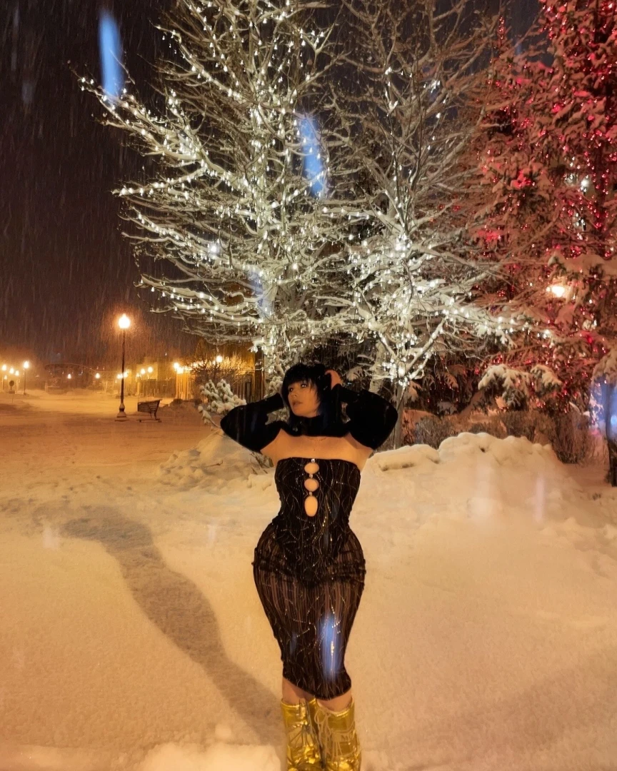 Felt cute in the snow ig saw it first who else is excited for 2025 i 