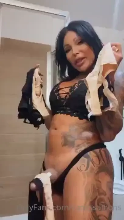 Daddy would you like to feel more here are my panties used for you 