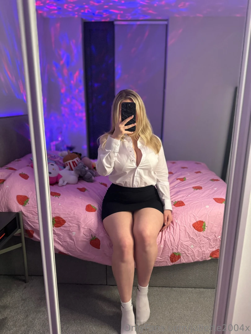 What would be more distracting for you my short skirt or unbuttoned 