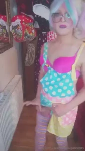 Just a sweet little lady with a sweet surprise