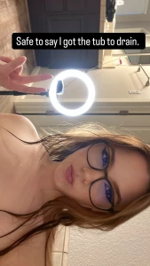 Messy messy girl when filming part 1