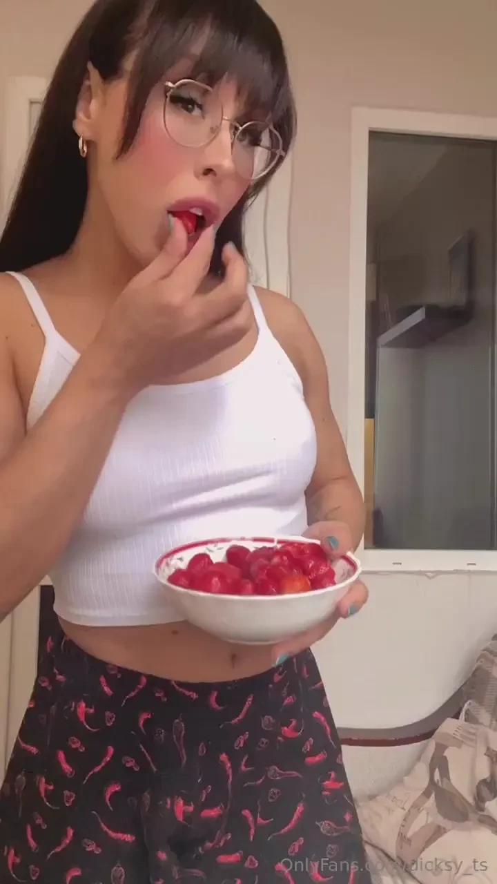 Do you want me to share my delicious strawberries with you 