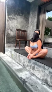 Today s live show was yoga-inspired and had a hot ending so if you