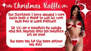 Win my panties feeling extra naughty this festive season so i will be