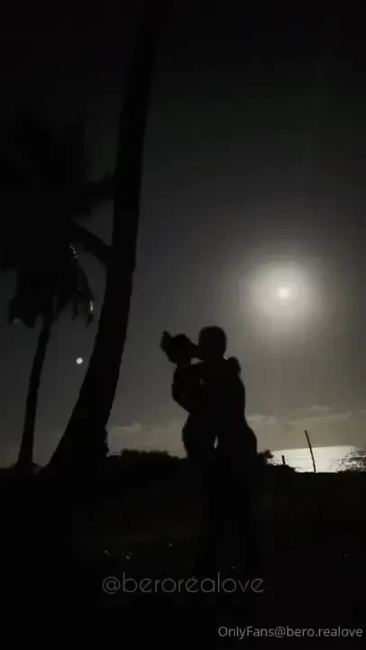 By moonlight we found an almost deserted beach we couldn t leave the 