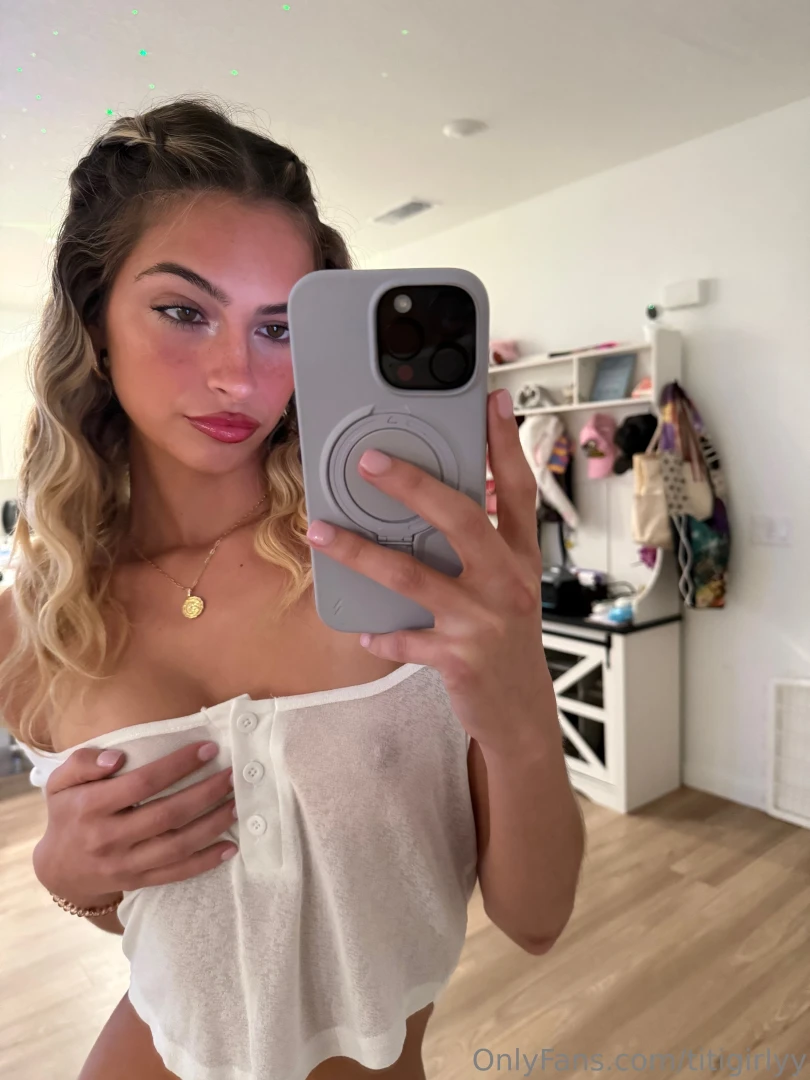 One tit s shy the other s begging to play 