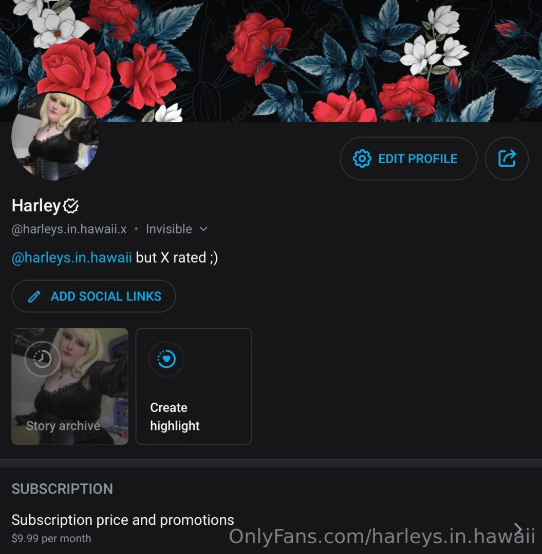 harleys-in-hawaii - Go follow my premium x rated account for kink content still uploading 