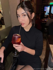 Two beautiful people staring at each other