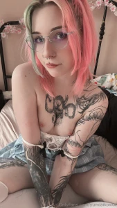 Don t let the cute glasses fool you under this lace is a whole lot of