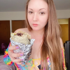 Throwback stuffing my face with a burrito part 1