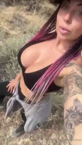 Went on a beautiful hike today when i got to the top i took all my