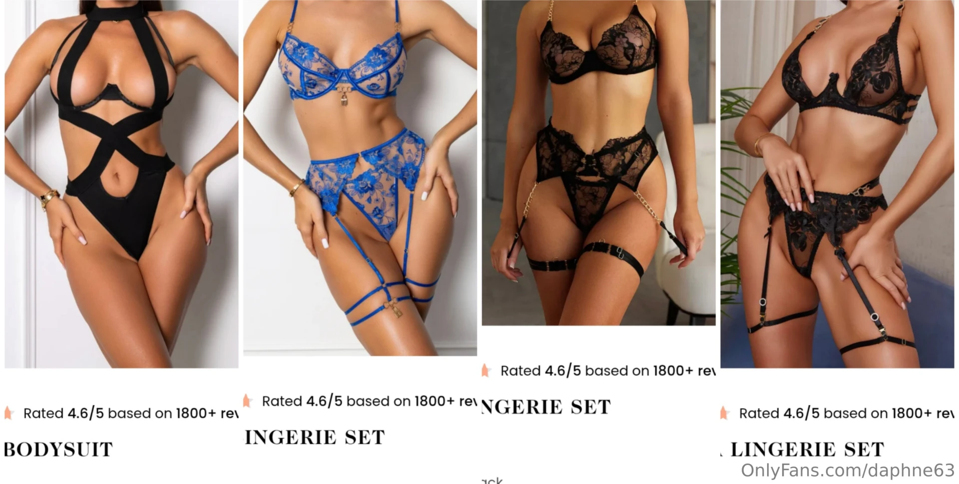 Accepting donations for any one of these lingerie sets from lace amp 