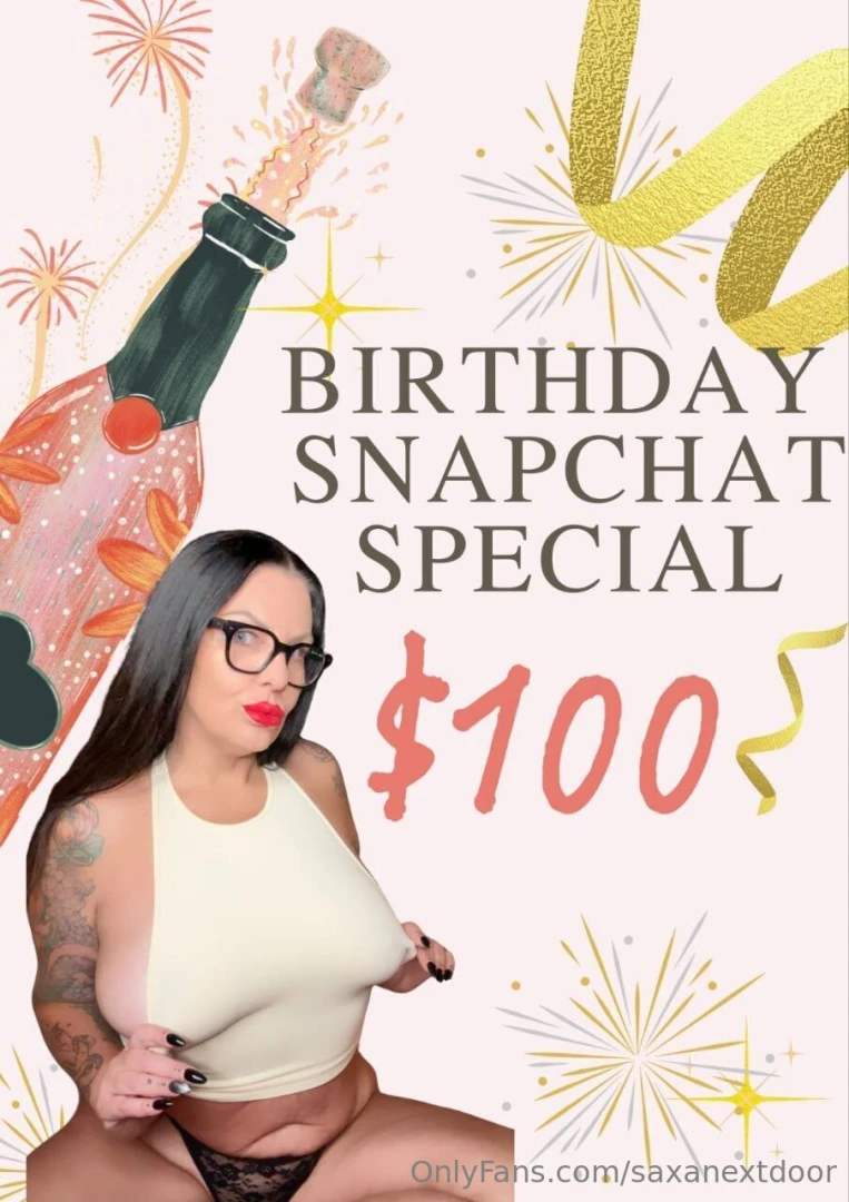 Its almost my birthday help me celebrate on my snapchat 