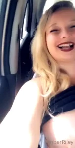 Car boob flash