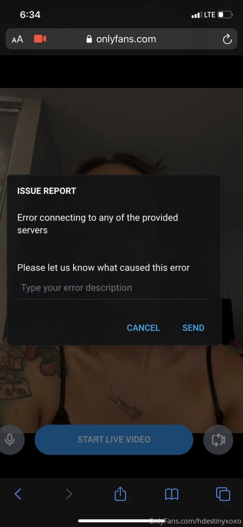 Currently having ummm technical difficulties 