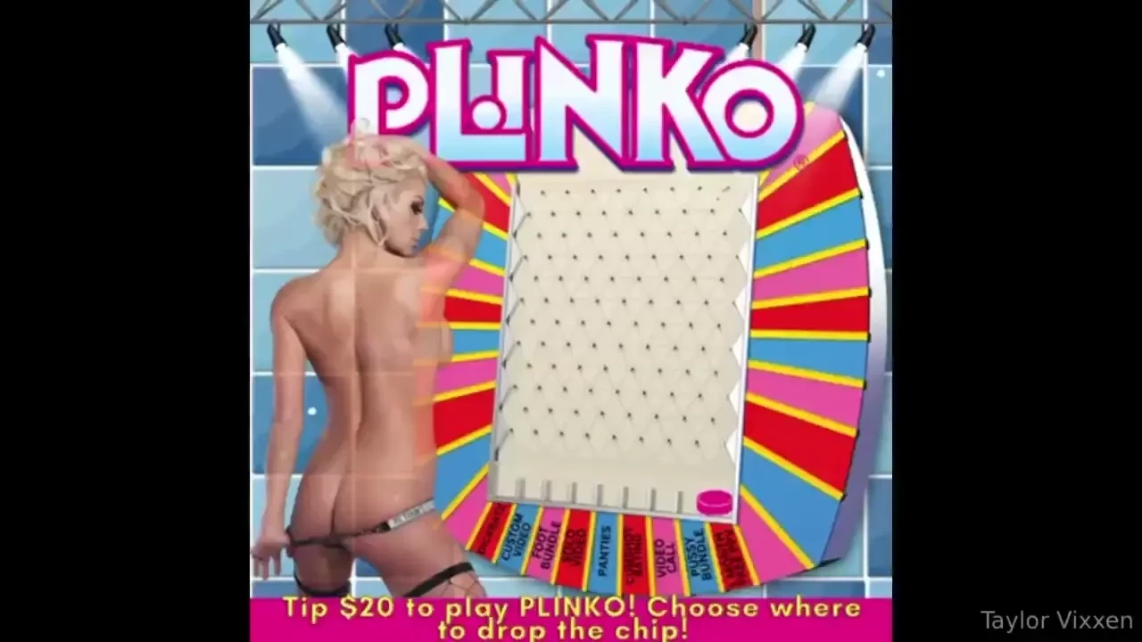 Plinko prize game tip 20 and pick a spot number 1-9 drop your plinko 