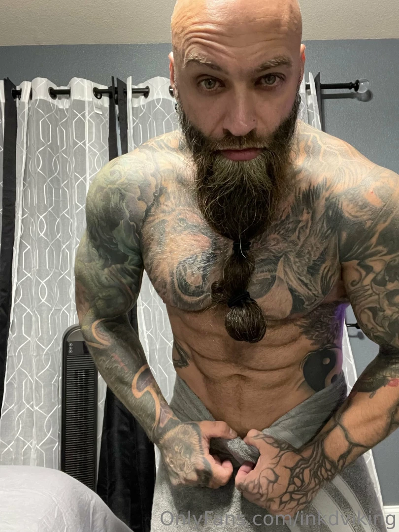 Trying to show off my tattoos in a towel part 2 