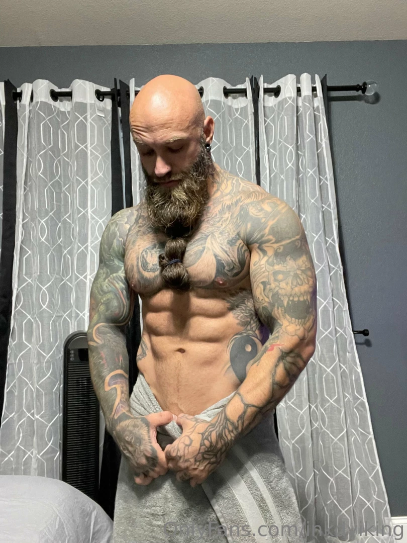 Trying to show off my tattoos in a towel part 1 