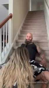 Fun on the stairs