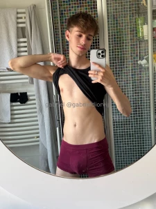 Nipple out wanna suck it