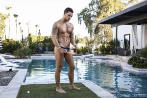 Are you going to pick your balls up off the floor babe