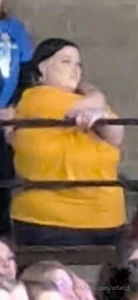 Someone snapped this photo of me from far away at a fundraiser i