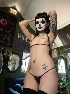 Are we doing it with my clown makeup on