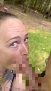 Who loves spontaneous blow jobs in the woods