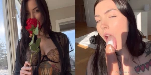 Video preview 21 mins gape for valentines striping and showing you i m