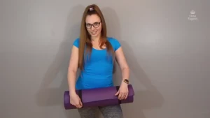 Protein shake violet comes home from her workout asking if you