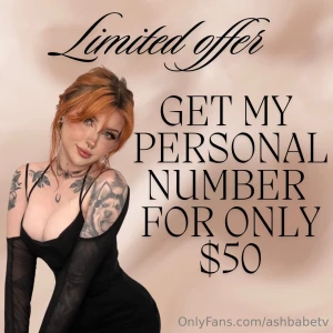 Want my personal number baby tip 50 and i m all yours