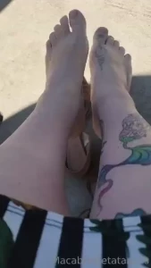 Love fresh air on my feet
