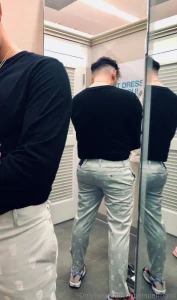 You staring at my ass in the mall you kinky slut