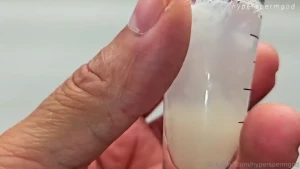 A close-up of my beautiful seminal fluid btw it smells so fucking good