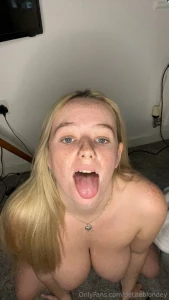 Only good girls get a face full of cum