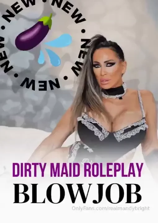 New dirty little maid cleans up all his cum sir had one last thing for 