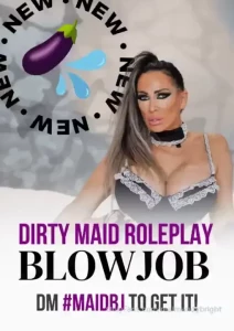 Dirty little maid cleans up all his cum sir had one last thing for me part 1