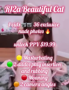 R12a beautiful cat 1 vid 36 exclusive nude photos unlock ppv 19 99