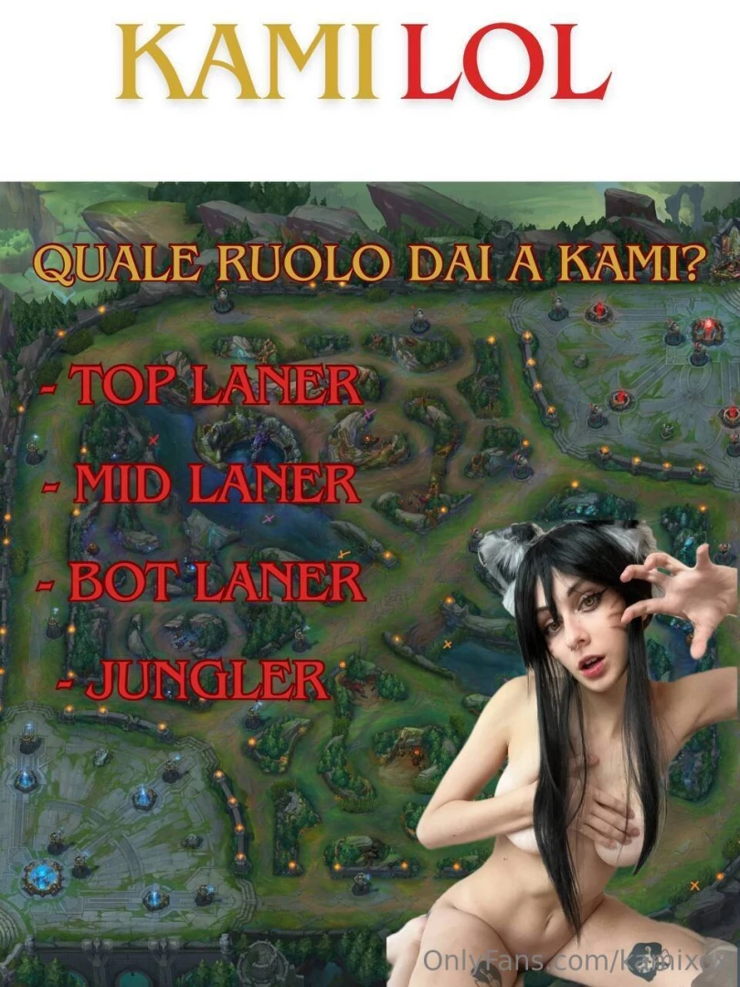 Da adesso potrai giocare a kami lol scegli quale ruolo dare a kami e 