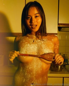Baking got a little messy