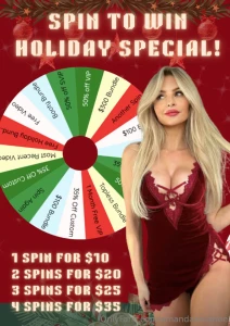 Holiday spin to win everyone s a winner in my holiday spin to win so