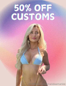 Limited time only 50 off customs have a spicy fantasy in mind now s