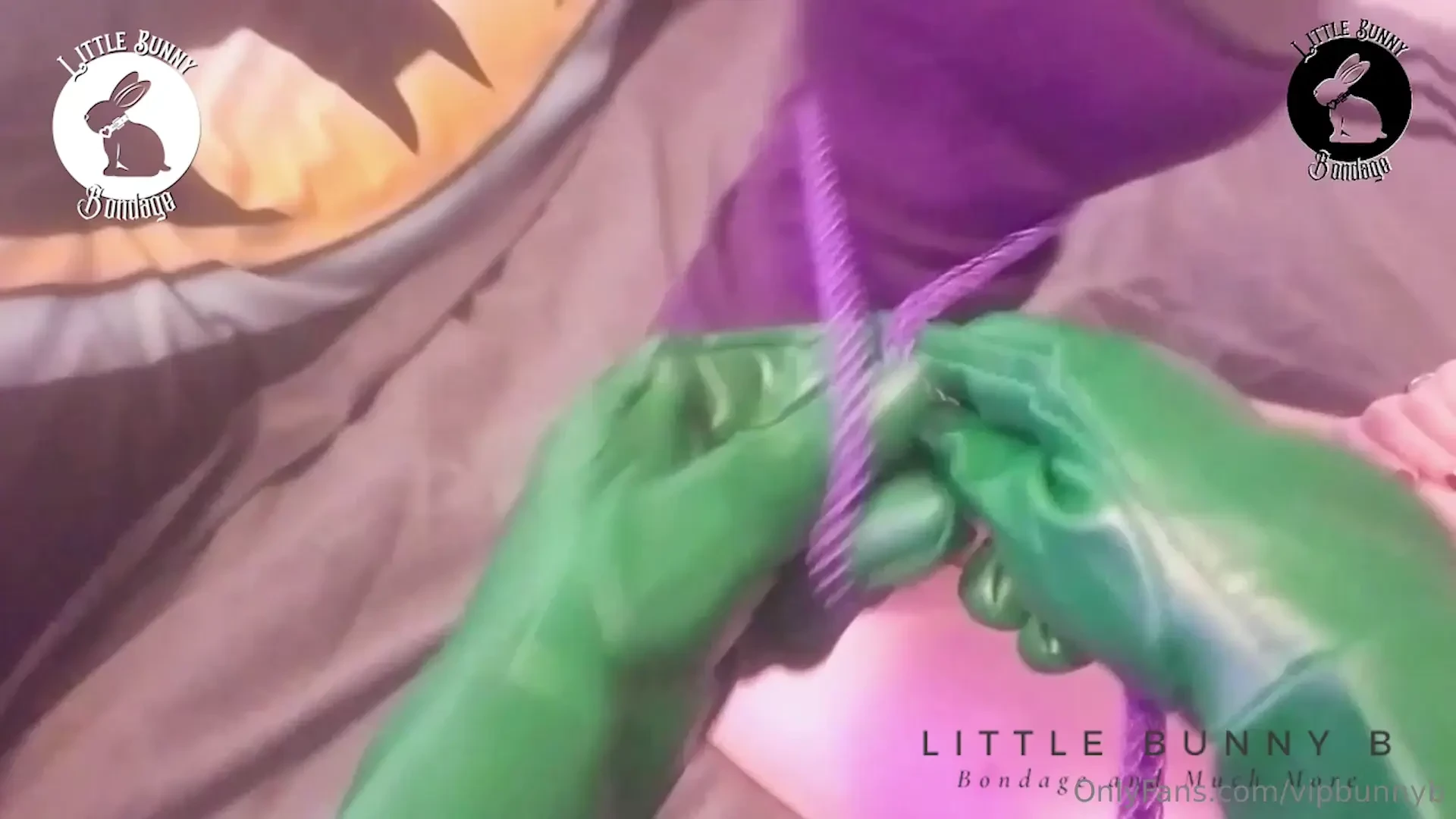 Raven is hogtied by robin pov 