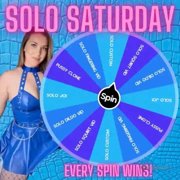Solo saturday wheel need some new solo content in your life babe take 