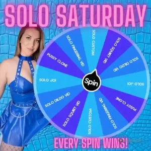 Solo saturday wheel need some new solo content in your life babe take