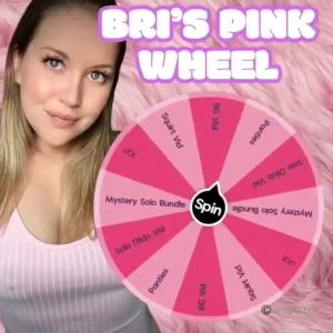 Pink wheel take a spin and win some content from your favorite girl
