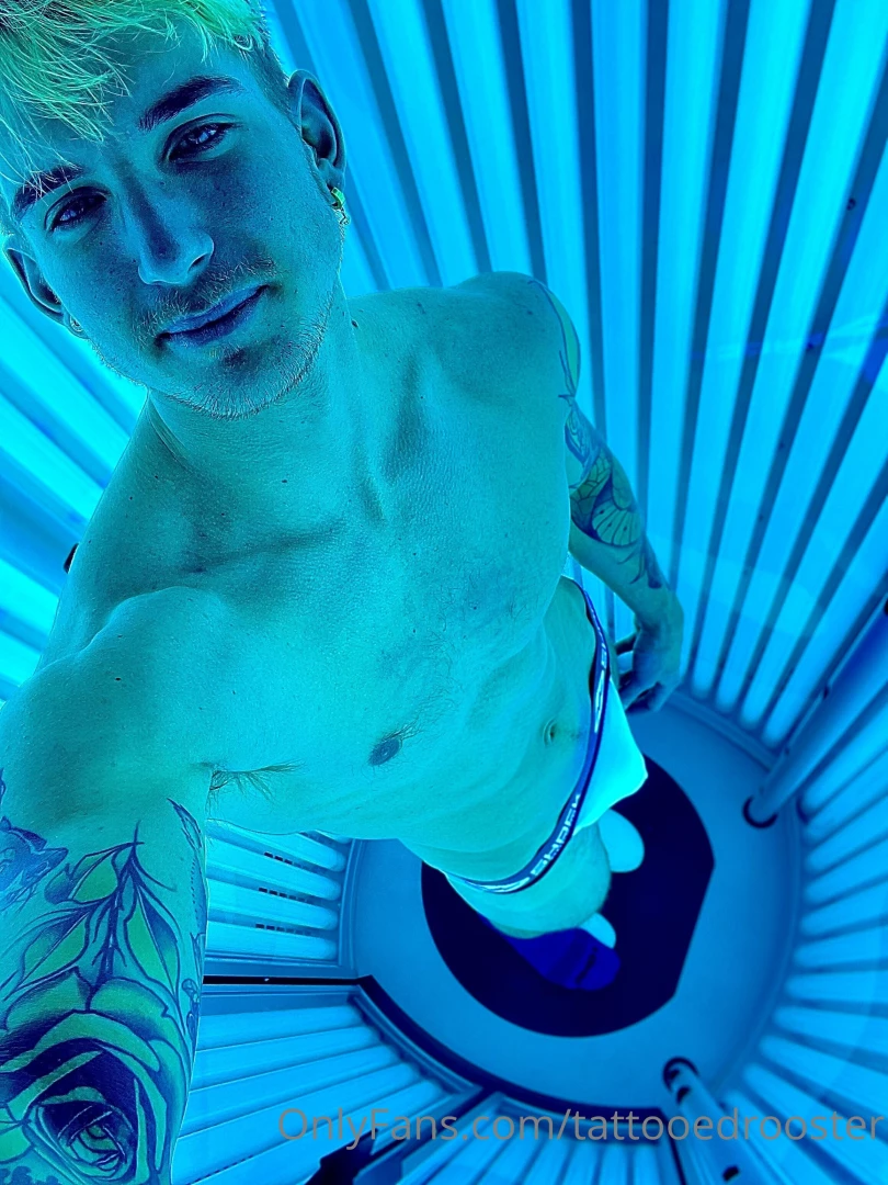 Having a tanning session with my new jock strap 