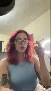Enjoy of this 5 min video of me smoking and constantly sucking from