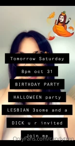 Tomorrow i will celebrate my birth day and halooweeen party 8 pm miami