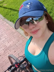 Biking in the morning is becoming one of my favorite things to do do